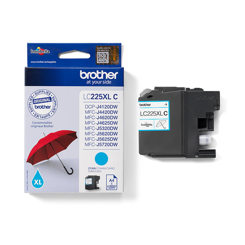 Brother LC225XLC ink cartridge 1 pc(s) Original Cyan Brother LC225XLC ink cartridge 1 pc(s) Original Cyan